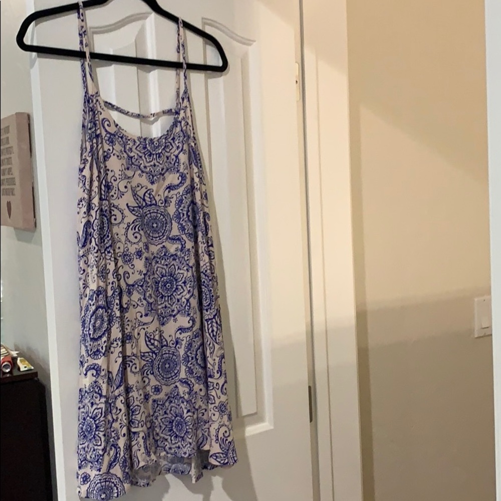 100%Authentic Free People Blue&Pink Dress SZ XS.
